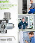 EPLZON BPV-31 refrigerator tap valve piercing kit; fits 1/4, 5/16, 3/8 in sleeves; pack of 2.