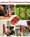 Multi Angle Drill Guide Jig With 30 45 90 Degree Options, Bubble Level For Precise Straight And Angled Holes on wood pole