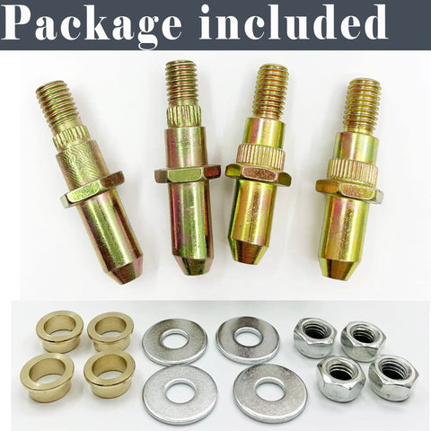 Door Hinge Pin And Bushing Pro Grade Repair Kit For GM Trucks And SUVs Including Silverado Sierra Tahoe Suburban Yukon Avalanche Heavy Duty Roller Pin Replacement 19299324 38453 components displayed