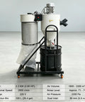 No Nonsense Heavy Duty Cyclone Dust Collector Dual Inlet Shop Woodchip Separators 100 Gallon Two Stage Barrel Vacuum with copper motor