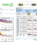 Cat8 Ethernet Cable 25 Ft 26AWG Ultra Fast 40Gbps 2000MHz SFTP Patch Cord test results and performance graphs