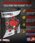 Keep Hammering Heavy Duty Crossbow Target Bag For 54 Pound Bows Adult Archery Block With 76 Layers Of Stopping Power Field Point Practice Target Multicolor featuring durability symbols and USA flag