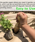 Heavy Duty Biodegradable Paper Weed Barrier 4 X 100 Ft Landscape Fabric Rolls For Garden Beds And Lawns Eco Friendly Ground Cover