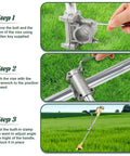 Installation instructions for Two Pack Ergonomic Trimmer Handle Set With Bracket Clamp For Aluminum Lawn Trimmers