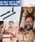 Half Inch Drive Impact Extension Bar Set, 3-Piece Socket Extensions with gift giving scenes, showcasing holiday spirit.