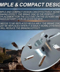 6 Inch Mechanical Brake Disc With 1 Inch Bore For Manco 9598 9597 Airheart MB 1 Yerf Dog with background text.