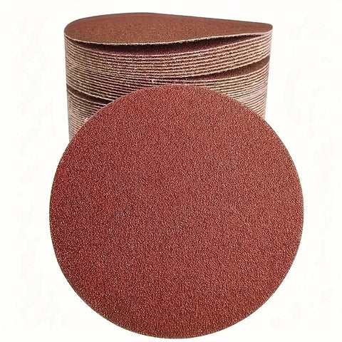 Get Ready To Sand Like A Pro With This Killer 20 Pack Of 4 Inch Hook And Loop Sanding Discs Spanning From 60 To 1000 Grits Perfect For Heavy Duty Wood Metal Or Composite Work That Smells Great - close-up view of 4 inch sanding disc.