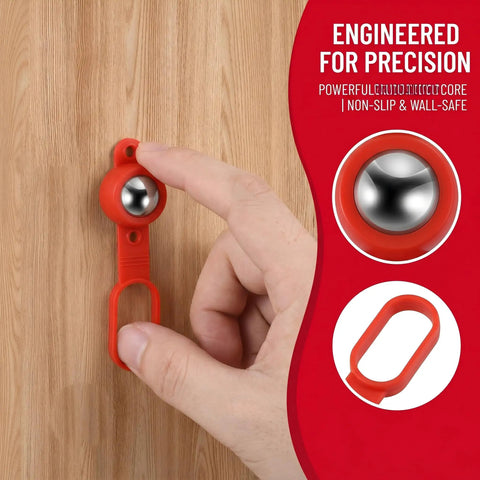 Premium Heavy Duty Magnetic Stud Finder With Dead Nuts Accurate 27 Lbs Pull Force Battery Free Wall Scanner Locates Metal Studs And Nails Behind Drywall Or Tile Every Single Time