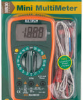 Digital Mini Multimeter With Autoranging And Eight Functions for AC and DC voltage and current resistance in retail packaging