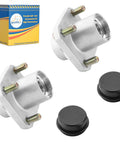 2 Pack Front Wheel Hub Assembly Kit For Club Car DS Golf Cart 1974 2003 Gas And Electric Replaces OEM 1011892 1011894