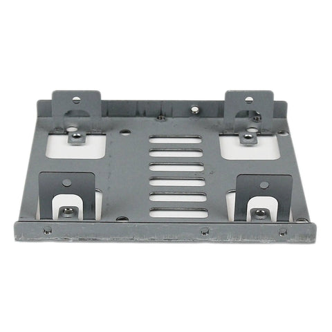 Dual 2.5 Inch to 3.5 Inch SATA Drive Mounting Bracket For PC Bay Holds Two 2.5 Inch SSDs Or HDDs