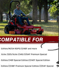 Bucket Bracket For ZeroTurn Mower Handle Upgrade For Quick Tool Transport And Yard Cleanup Haul Mulch Debris And Plants In A 5 Gallon Bucket Black Heavy Duty Yet Lightweight, compatible with various mower models.