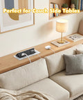 Recessed Pop Up Power Strip for Countertop and Desk, Hidden Charging Outlet with Metal Casing on couch side table, 6 ft cord, USB ports.