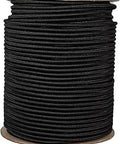 Budget-Friendly Marine Grade Polypropylene Bungee Shock Cord Roll, 5/16 inch by 500 foot, black, on spool for DIY projects and gear