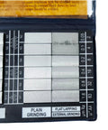 Pro Grade Surface Roughness Standards Set With 30 Pcs Comparators Ra 0.05 To 12.5 Microns For Surface Roughness Meter Quick Visual Checks And Scrap Reduction, plain grinding blocks