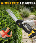Two In One Cordless Hedge Trimmer And Grass Shear Works With DeWalt 20V Max Batteries Tool Only, trimming hedge, yard maintenance