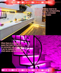 Installed 10 Pack 4 Pin 10mm Solderless LED Strip Light Connectors and 16.4 Ft Conductor Extension Cable for RGB LED strip lights.