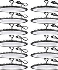 12 Pack 300W UFO LED High Bay Lights Ridiculously Bright With 45000 Lumens 5000K Daylight 120V AC Energy Saving Shop Bay Lighting