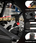 Laser Chain Alignment Tool For Motorcycles ATVs Dirt Bikes And Go Karts Dead On 1mm Sprocket Alignment with CNC aluminum build