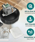 BKR60 Replacement Motor For Bath Fans That Gets Your Bath Fan Back In Action Fast Compatible With Models 670 671 688 689