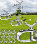 12 Pack Aluminum Electric Fence Wire Strainers And Tensioners in field setting with cows, showing heavy duty fence tighteners.