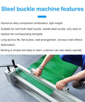 14 Inch Manual Roller Lacer Conveyor Belt Lacing Tool For PVC PVK Belts Mechanical Splice Kit with hands operating tool