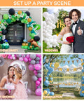 Collage of events using Clear Balloon Glue Dots For Balloons And Craft Projects Removable Adhesive Double Sided Sticky Dots.