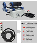 Heavy Hitter Portable Line Boring Machine For Diesel Engine Machining 110V Hole Drilling Workhorse showing motor and wire control handle