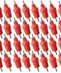 35 Pack Smooth Operator Auto Chicken Water Nipple Drinkers For Backyard Flocks And Free Range Poultry with red Delrin material