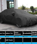 All Weather Waterproof Car Cover For Sedan Keeps Your Ride Protected From Rain And Sun Universal Fit With Windproof Straps