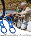Blue Fork Cap Wrench Tool Set For Suntour XCM XCR XCT RST Suspension Forks MTB Front Fork Spanner, 99mm x 35mm, 2 Pack