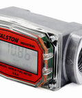Industrial Digital Fuel Meter 1 Inch NPT Flow Meter for Diesel Gasoline Kerosene in durable aluminum, front view