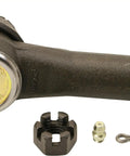 Ford F-150 Steering Tie Rod End ES3691 Replacement For 2004 To 2008 Plug-And-Play Ball Joint Linkage For Quick Accurate Steering And Smooth Handling Heavy Duty Auto Part, shown with castle nut and cotter pin