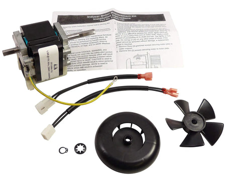 Inducer Draft Motor Replacement Part For HVAC Furnace Plug And Play 115V 60Hz 5 16 Inch Shaft Four Point Four Inch Total Length 3300 RPM 1.8A