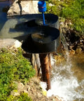 Rugged 2000W Hydroelectric Generator For Off Grid Power 220V Single Phase Axial Flow Water Turbine with Copper Coil