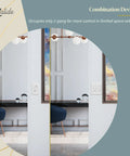 Dual Load Dimmer Switch For Two Lights With Independent One Pole Dimming installed in modern room with wall decor