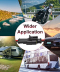 Waterproof 2 Pin Electrical Connector Kit for cars, trucks, boats, motorcycles with wider application image