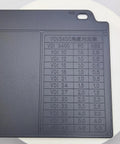 Surface Roughness Comparison Block Pro Grade VDI 12 To 45 Spark Erosion Texture Plate For EDM Mold Grain Finish Gauge 160x100mm Gray, high precision reference block with VDI scale table