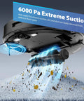 Beast Mode Vacuum And Mop Combo With 6000Pa Suction Auto Carpet Boost Smart LiDAR Navigation 150 Minute Runtime Great