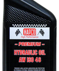 Pro Grade AW ISO 46 Hydraulic Oil With Anti Wear Anti Rust Anti Foam And Anti Oxidation Protection Built For Heavy Duty Systems Thermal Stable Performance Keeps Viscosity 1 Quart Made In USA black bottle with label