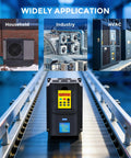 7.5KW VFD Variable Frequency Drive For AC Motors 32A 220V Single Or Three Phase Input To 3 Phase Output 0 400Hz Speed Control With Soft Start No Fuss Install And Energy Saving used for HVAC and industrial systems
