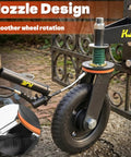 Installed Heavy Duty Gate Wheel For Fences And Farm Gates, 8 Inch Wheel with 360 Degree Rotation, spring loaded caster