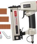 Pneumatic Pin Nailer 23 Gauge Headless Micro Pinner For Cabinets And Interior Decor, Includes 2160 Pin Nails From 5/32 To 1 Inch