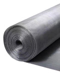 Close-up of a Stainless Steel Window Screen Roll 36x200 Inches. DIY-friendly mesh replacement for home and office.