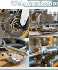 Wide application of 304 Stainless Steel Rods From Uxcell 15mm Diameter 305mm Length Solid Round Lathe Bar Stock For Model Planes, Ships, and DIY crafts.