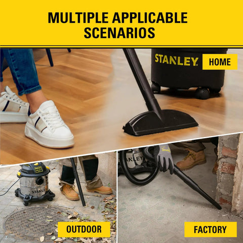 Multiple scenarios using Reusable Dry Filter Bag For 1-5 Gallon Wet Dry Vacuums 3 Pack; home, outdoor, and factory settings