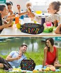 Colorful Lightning Bolt Insulated Lunch Bag For Kids And Adults With Shoulder Straps, Portable Cooler For School Office Travel And On The Go Meal Prep in school lunch and picnic scenes