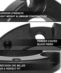 2 Inch Front Leveling Kit Strut Spacers For 1999 To 2006 Toyota Tundra showcasing powder-coated aluminum construction and CNC milling.