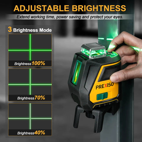 360 Degree Green Laser Level With Tripod For Construction And Renovation IP54 with adjustable brightness modes
