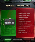 Diagram of 2 Pack Genie And Overhead Door Garage Door Opener Remote Replacement GITR 3 OCDTR 3, dimensions and specifications